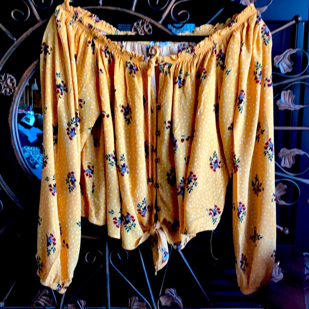 XL Rayon Jolt OTS Blouse 👚